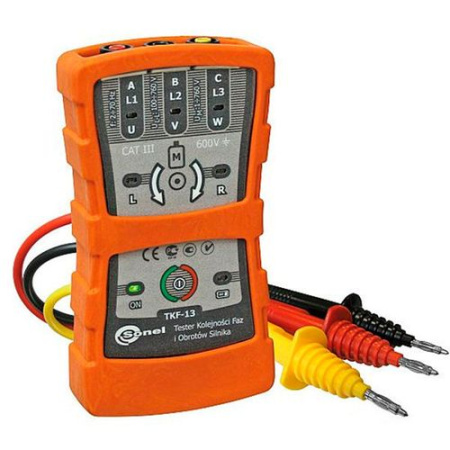 Указатель правильности чередования фаз и направления вращения электродвигателей Sonel TKF-13 купить по низкой цене | МАКСПРОФИТ