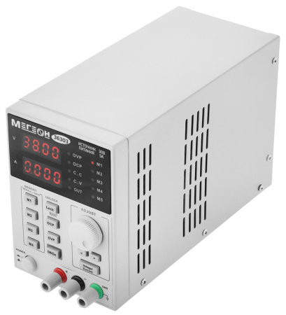 Одноканальный программируемый линейный источник питания МЕГЕОН 36303 купить по низкой цене | МАКСПРОФИТ
